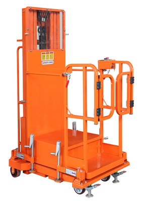 Push Around Aerial Order Pickers Série T 4,7m ~ 6,5m Grande capacidade de carga