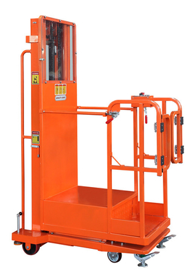 Push Around Aerial Order Pickers Série T 4,7m ~ 6,5m Grande capacidade de carga