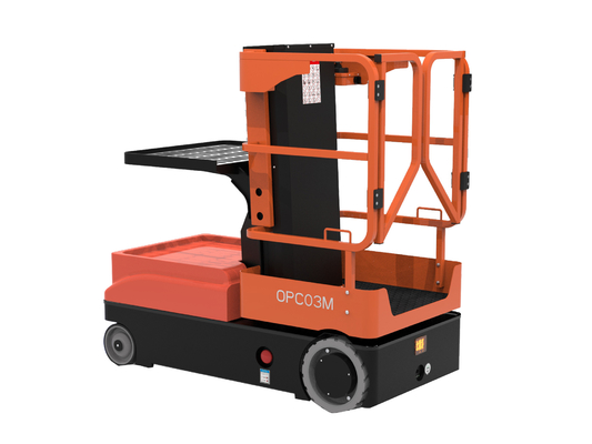 Elevador de mastro vertical totalmente elétrico Estrutura leve