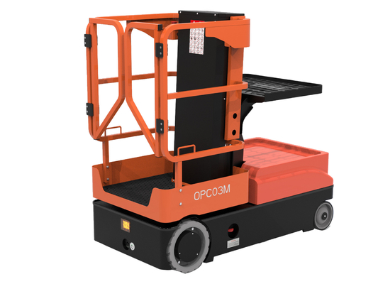 Elevador de mastro vertical totalmente elétrico Estrutura leve